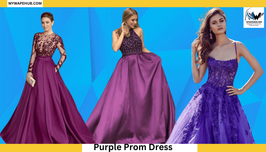 purple prom dress